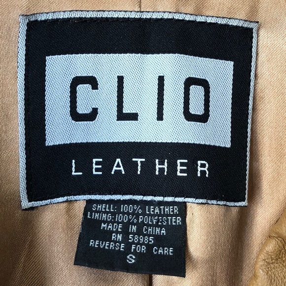 Clio leather jacket - Picture 3 of 5